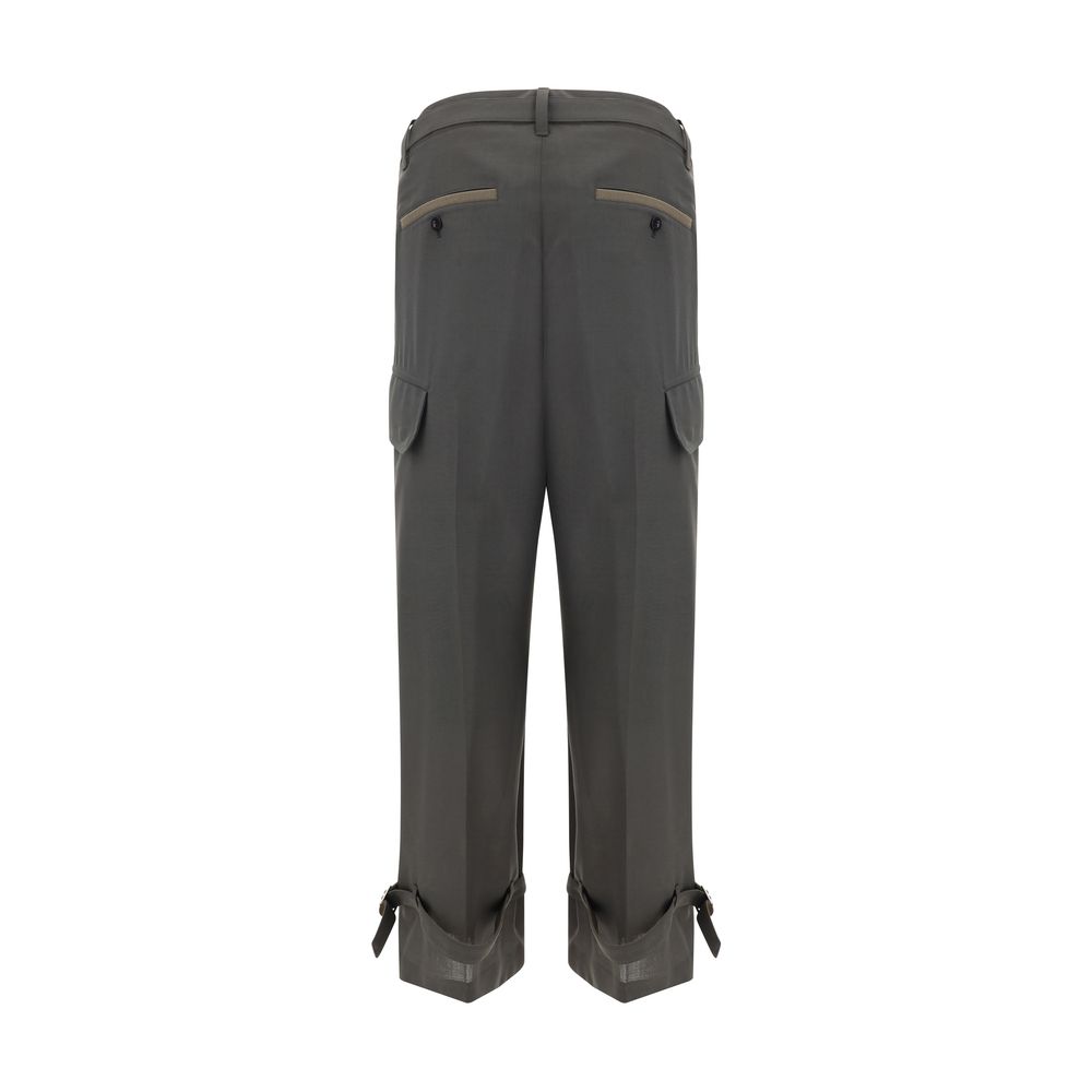 Pantalons Sacai ajustables noirs