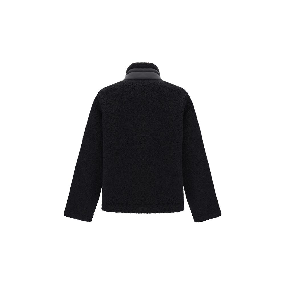 Veste Moschino effet shearling noire