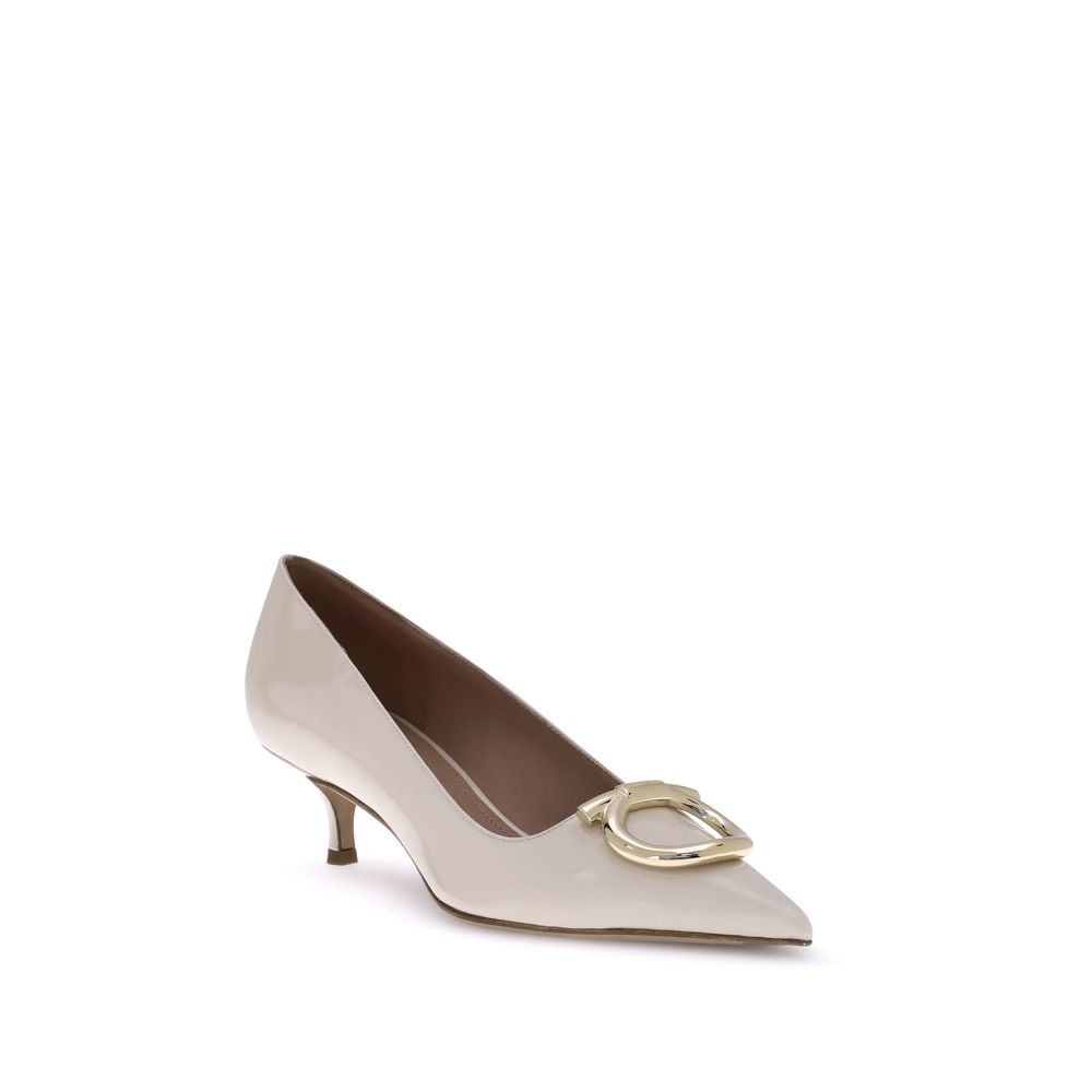 Pumps Ferragamo Gancini noires