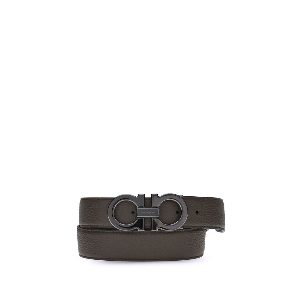 Ceinture Ferragamo Gancini noire