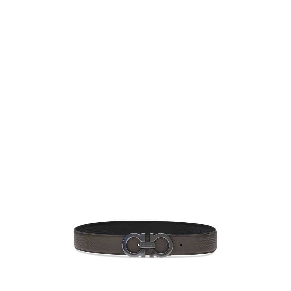 Ceinture Ferragamo Gancini noire