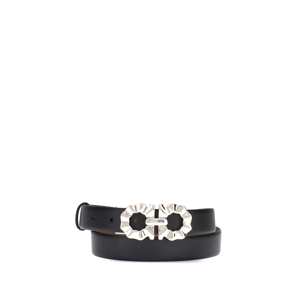 Ceinture Ferragamo Gancini bicolore