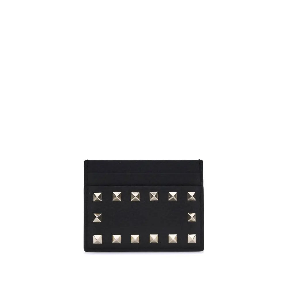 Porte-cartes Valentino Garavani Rockstud noir Valentino Garavani