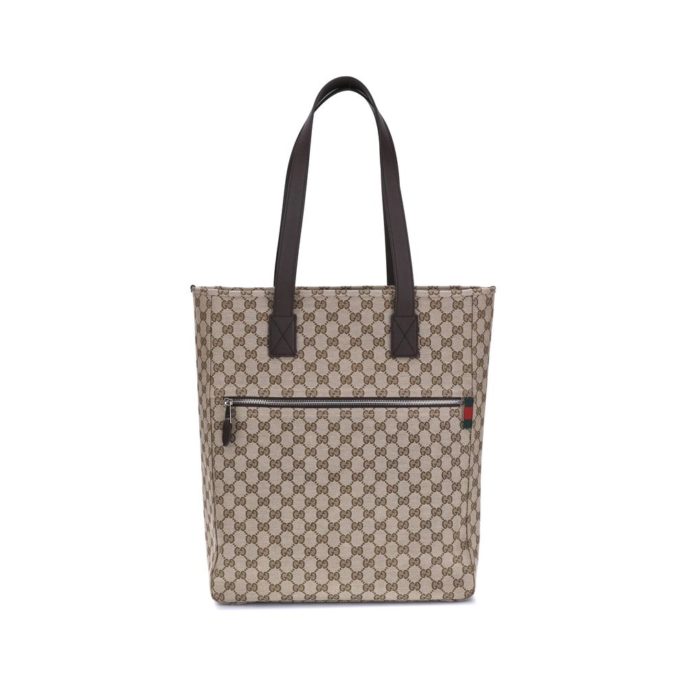 Tote bag Gucci GG toile marron