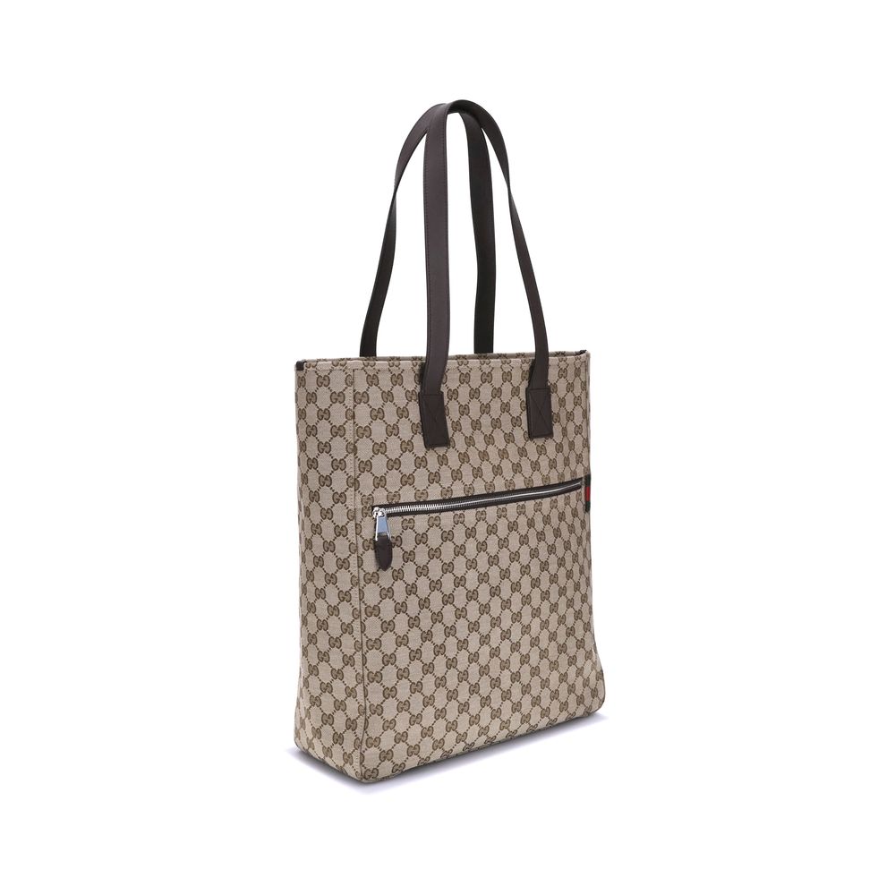 Tote bag Gucci GG toile marron