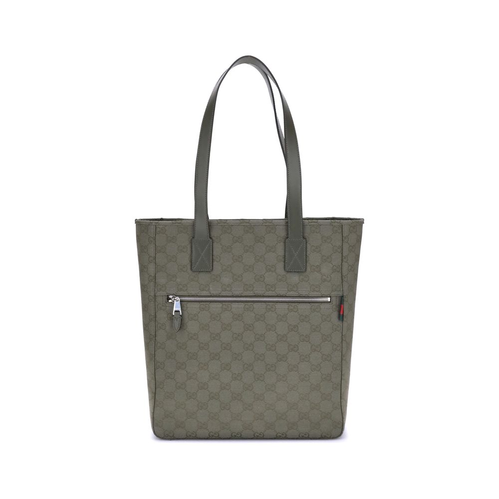 Tote bag Gucci GG Canvas vert