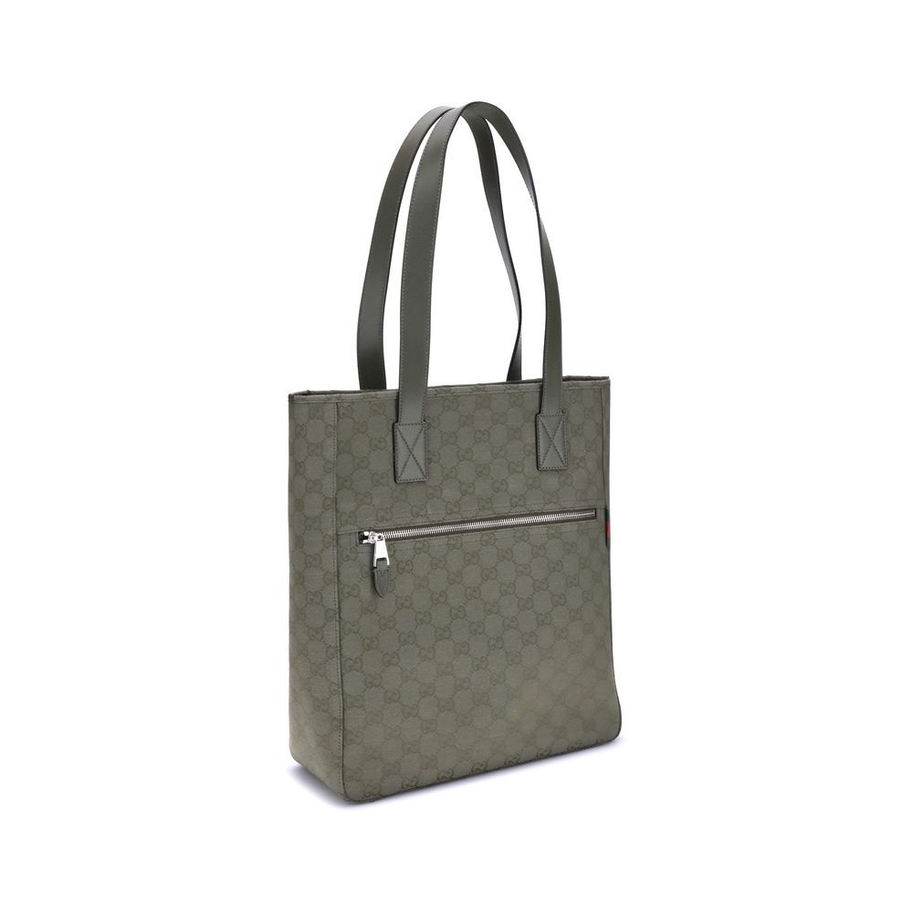Tote bag Gucci GG Canvas vert