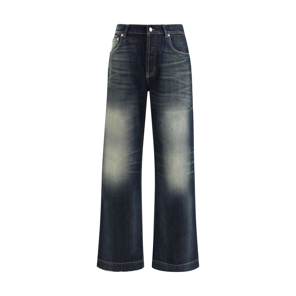 Jean Alexander McQueen effet vintage bleu