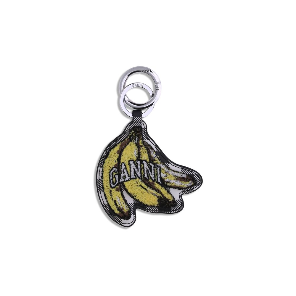 Porte-clés Ganni banane multicolore