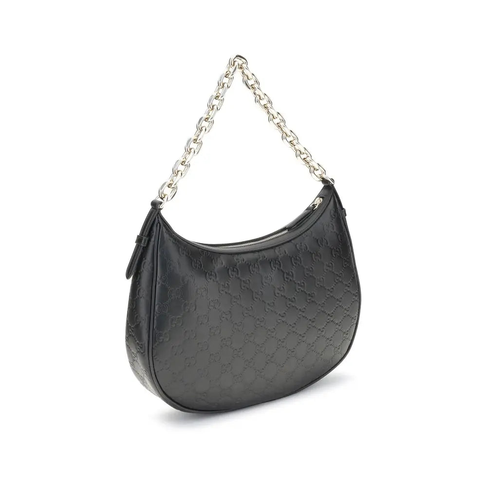 Sac porté épaule Gucci GG Emblem noir Gucci
