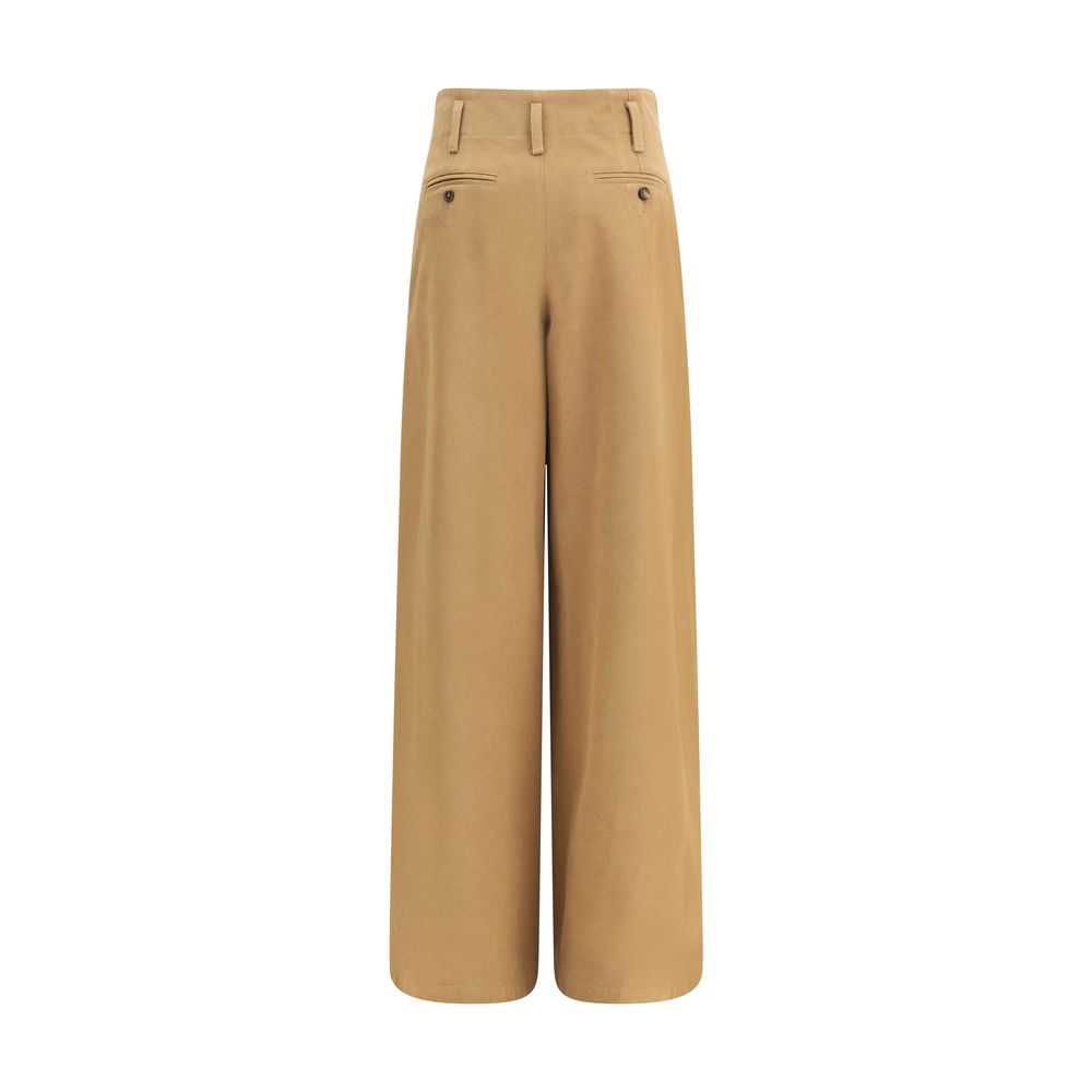 Pantalon Chloé large kaki