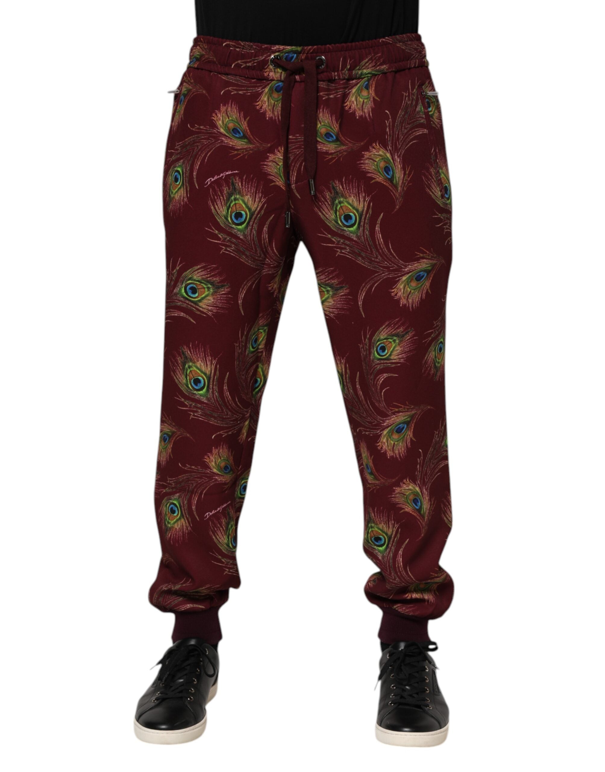Jogging Dolce & Gabbana imprimé bordeaux