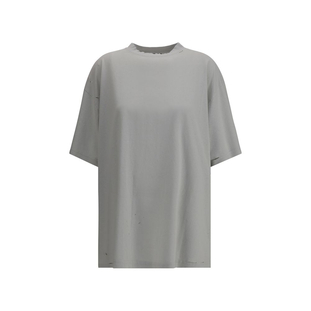T-shirt Balenciaga oversize vintage noir