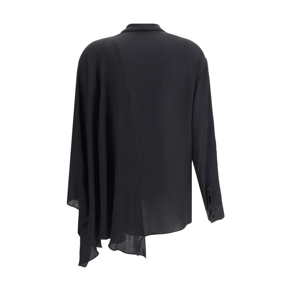 Blouse asymétrique Balenciaga blanche