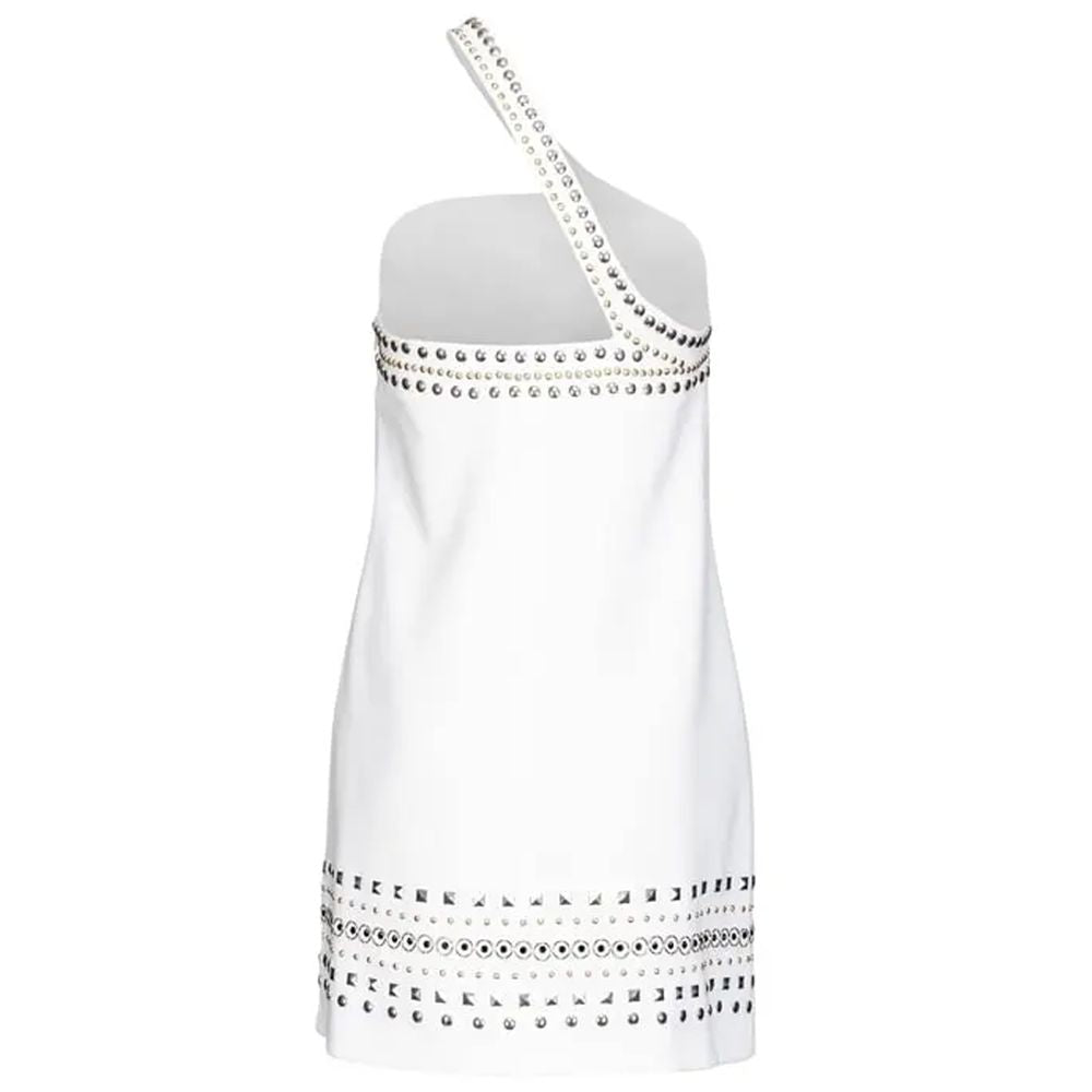 Robe Pinko à épaule dénudée blanche