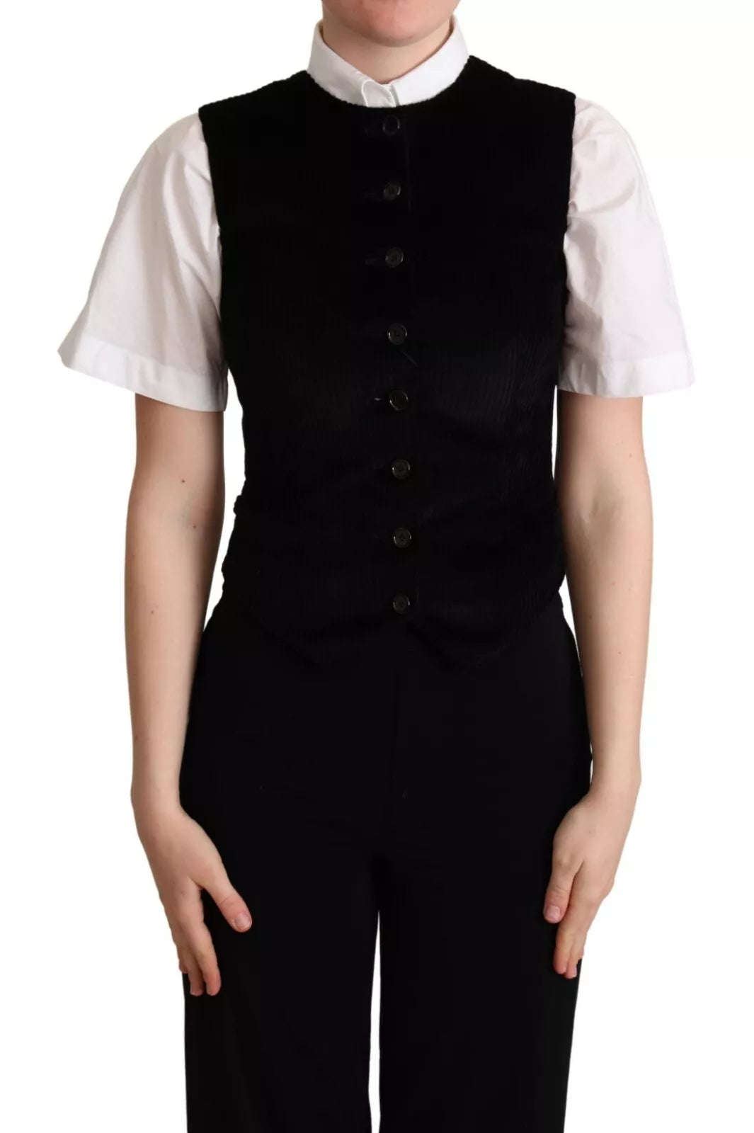 Gilet Dolce & Gabbana imprimé léopard noir et brun