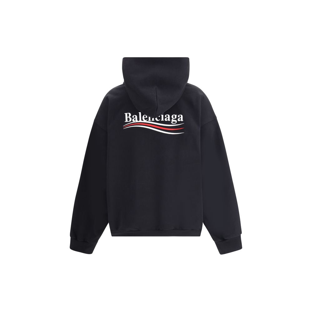 Hoodie Balenciaga logoé anthracite