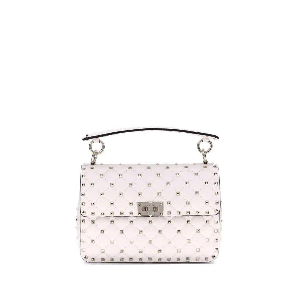 Sac bandoulière Valentino Garavani Rockstud Spike crème Valentino Garavani