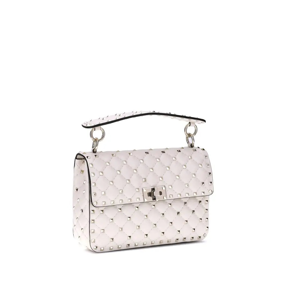Sac bandoulière Valentino Garavani Rockstud Spike crème Valentino Garavani