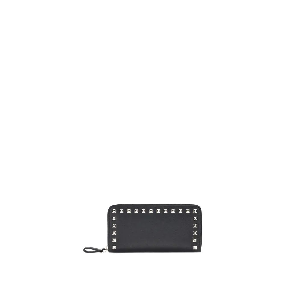 Portefeuille Valentino Garavani Rockstud noir Valentino Garavani