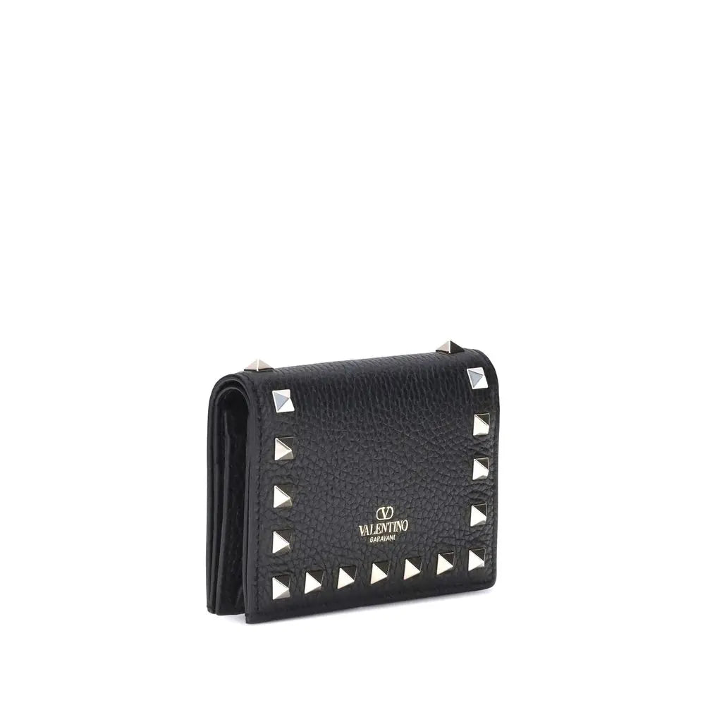 Portefeuille Valentino Garavani Rockstud noir Valentino Garavani
