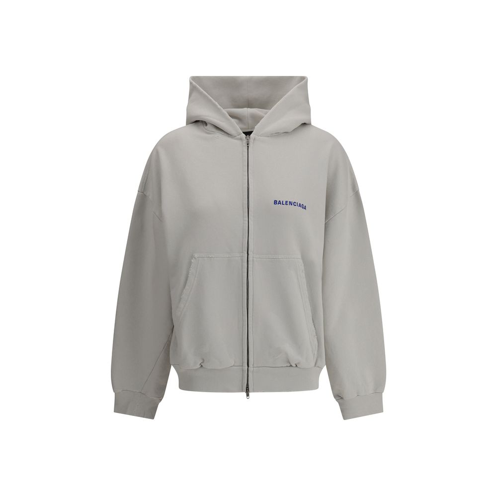 Hoodie Balenciaga Vintage Logo gris