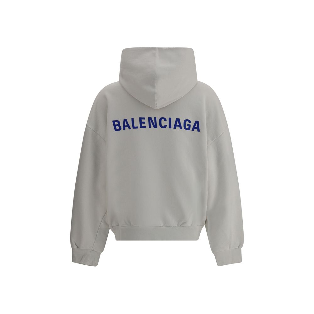 Hoodie Balenciaga Vintage Logo gris
