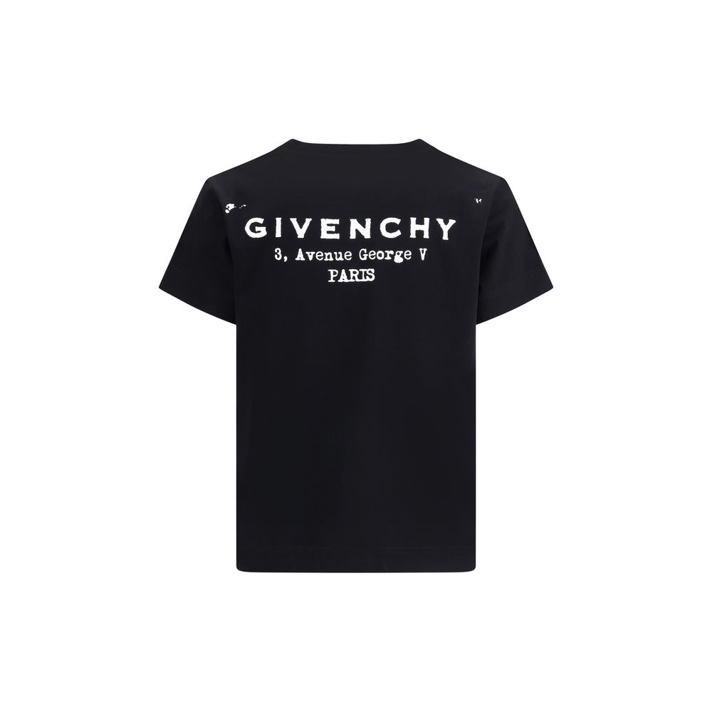 T-shirt Givenchy logo blanc