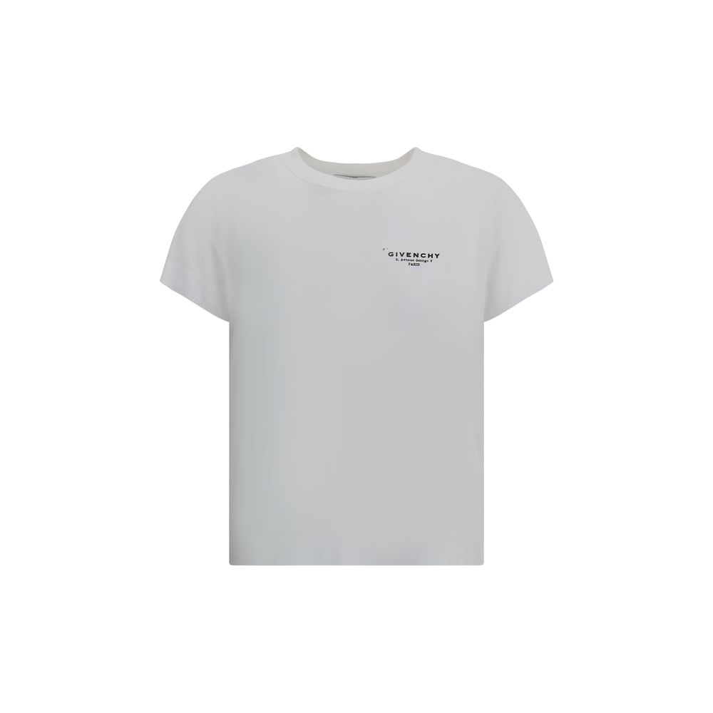 T-shirt Givenchy logo blanc