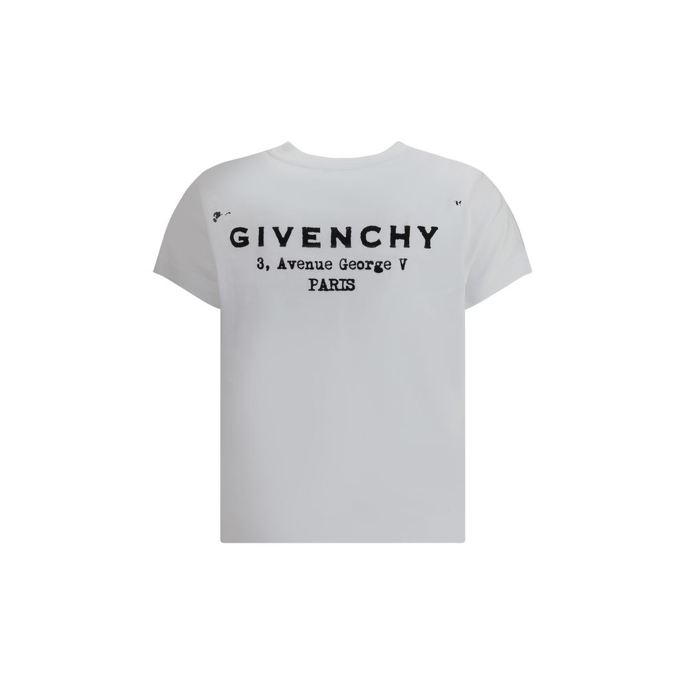 T-shirt Givenchy logo blanc