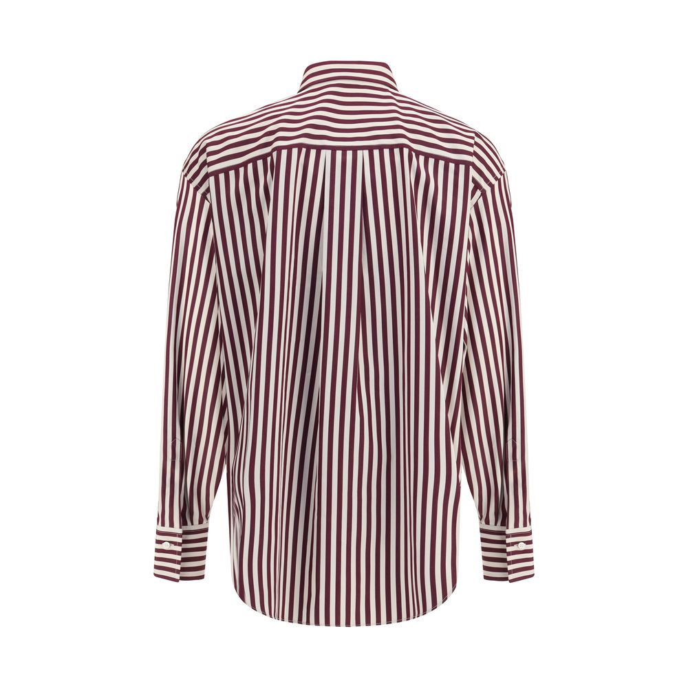 Chemise Brunello Cucinelli rayée multicolore