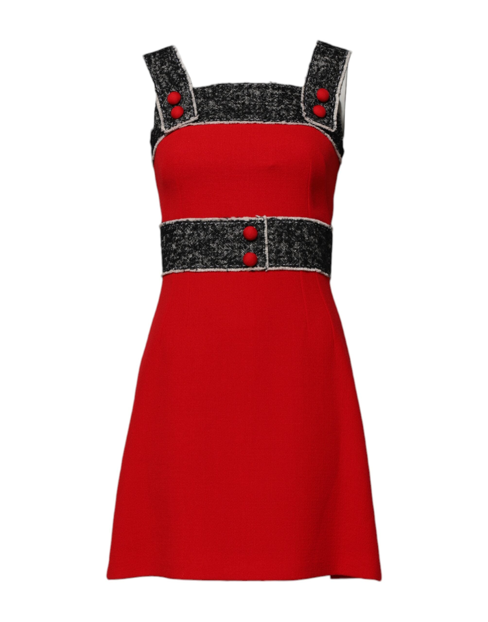 Robe Dolce & Gabbana flared rouge