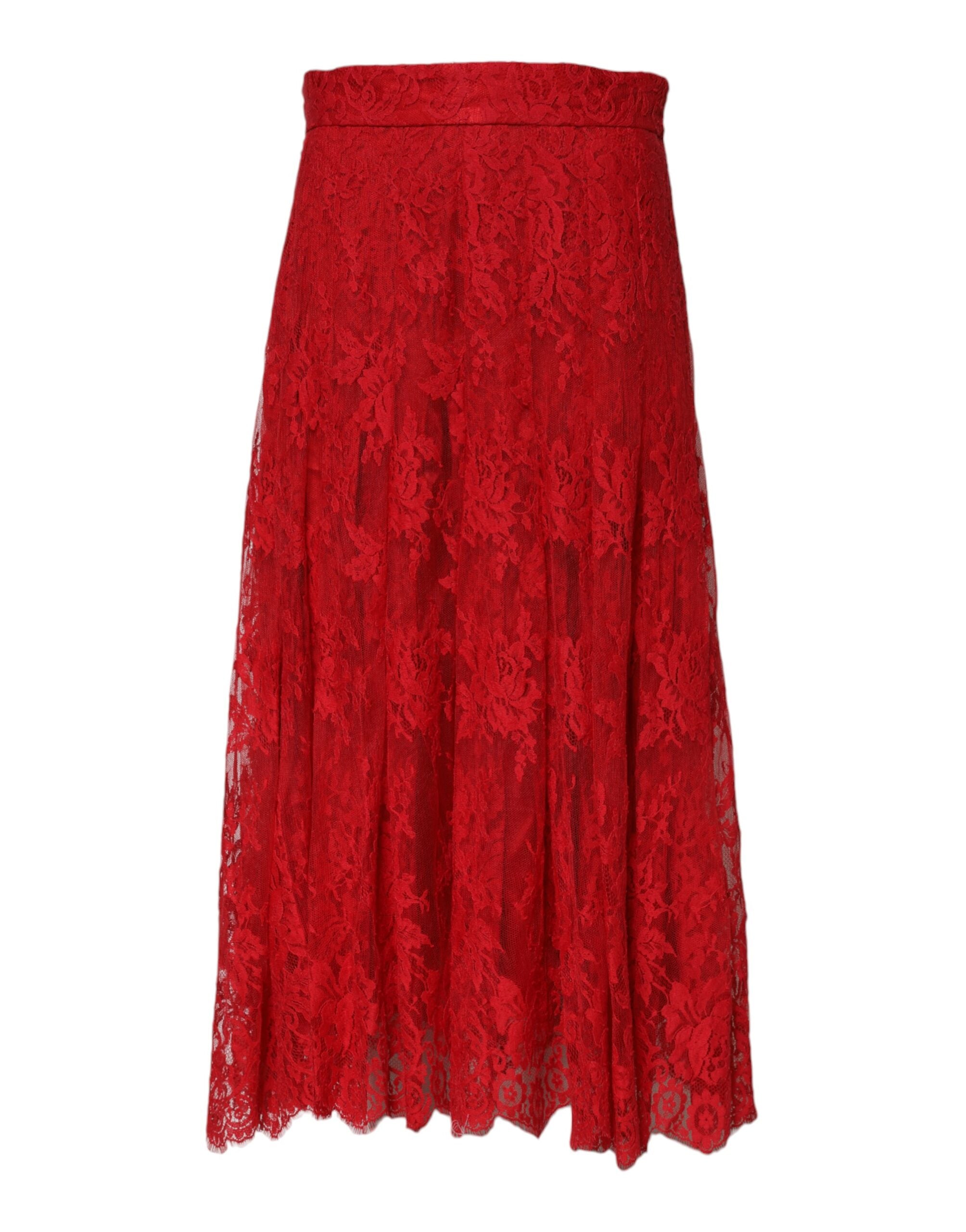 Jupe maxi Dolce & Gabbana rouge