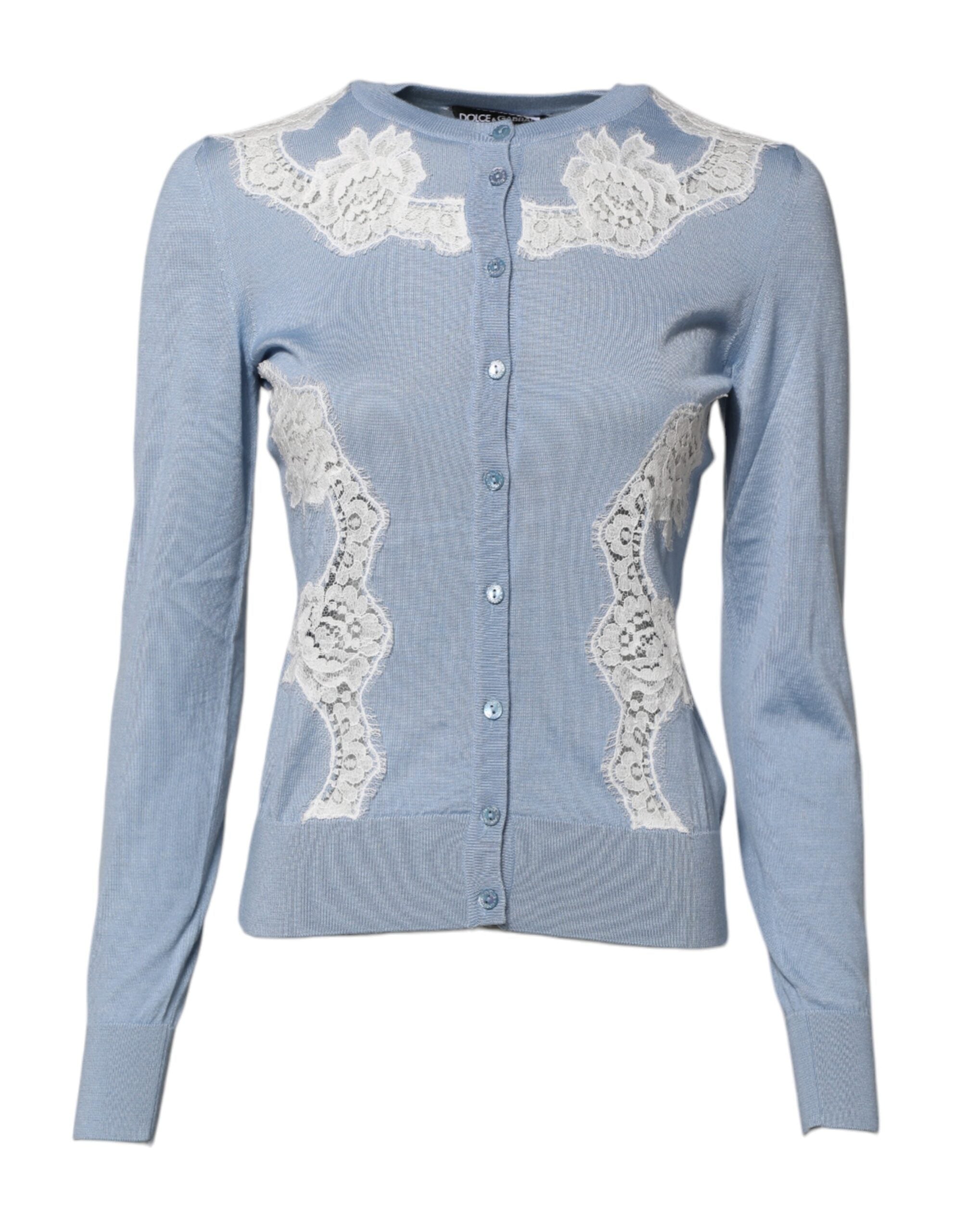 Cardigan Dolce & Gabbana bleu clair
