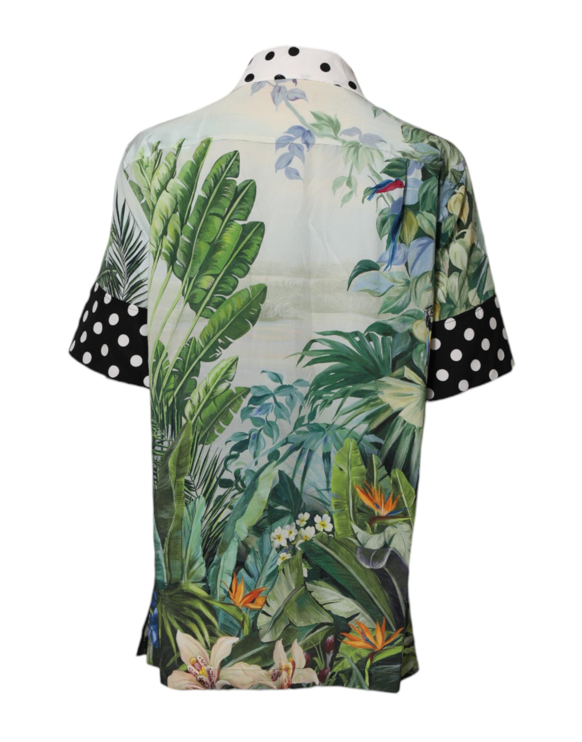 Chemise Dolce & Gabbana col soie multicolore