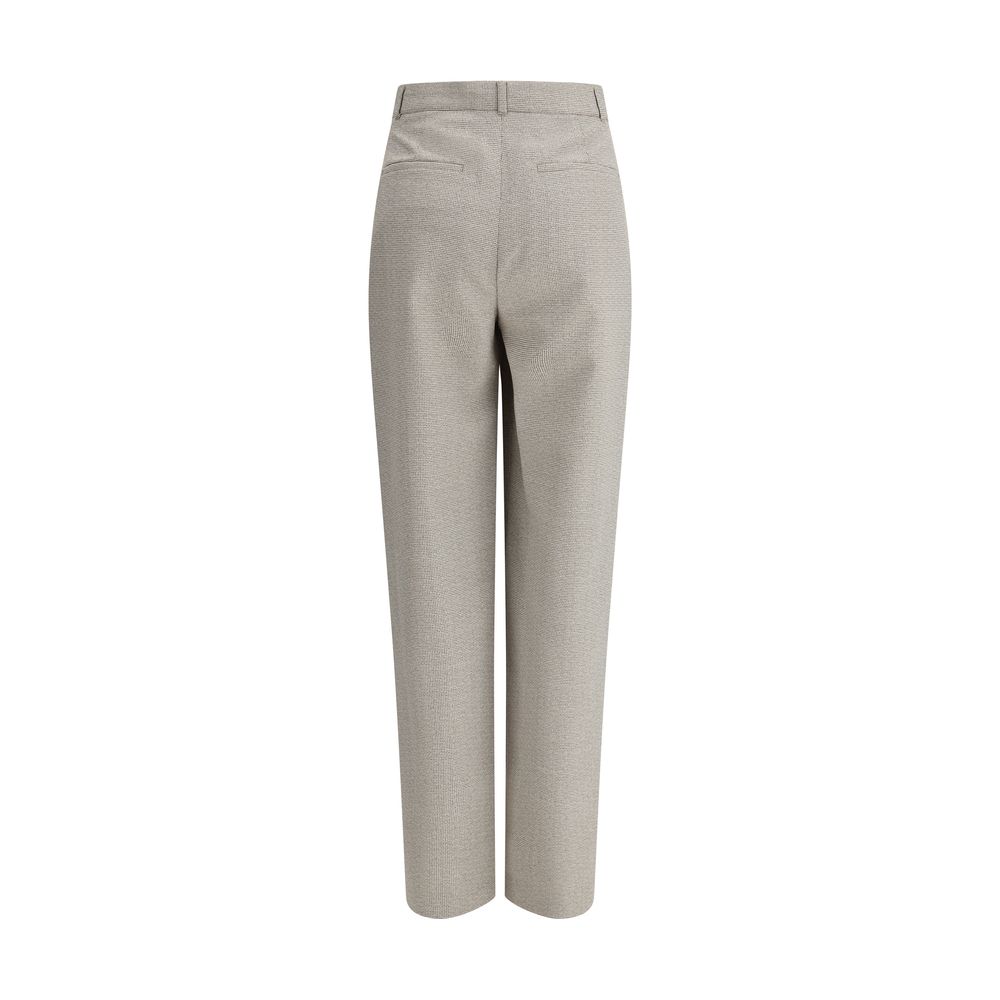 Pantalon Fendi Pied-de-poule noir