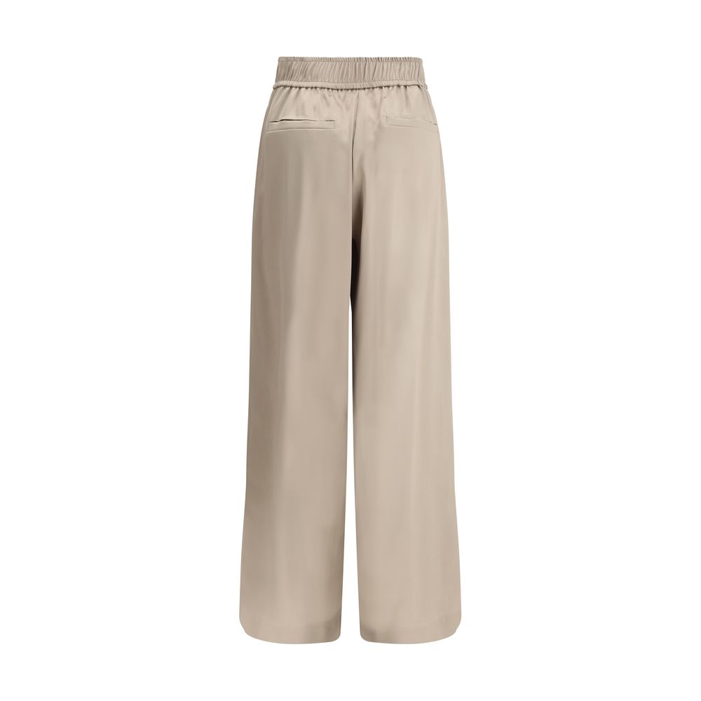 Pantalons palazzo Brunello Cucinelli noirs