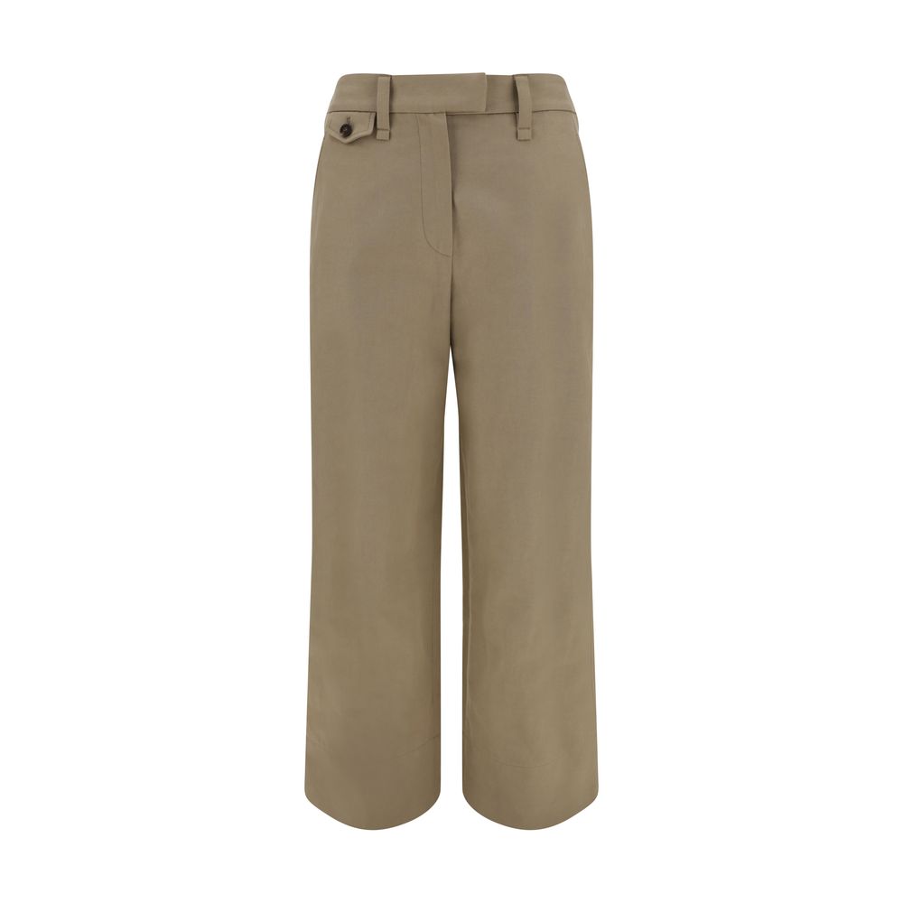 Pantalons Brunello Cucinelli baggy beiges