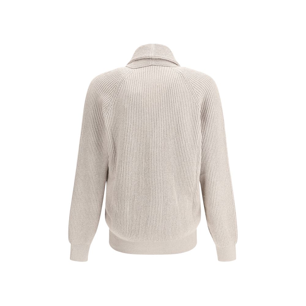 Cardigan Brunello Cucinelli gris