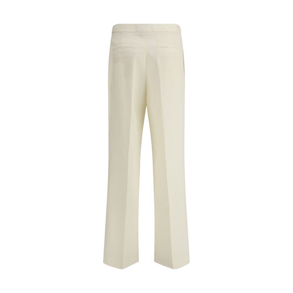 Pantalons Fabiana Filippi en laine vierge noir