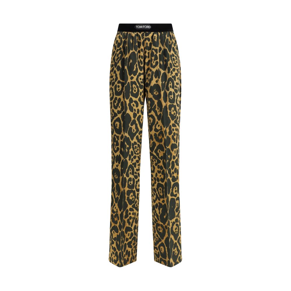 Pantalons Tom Ford à motif animal