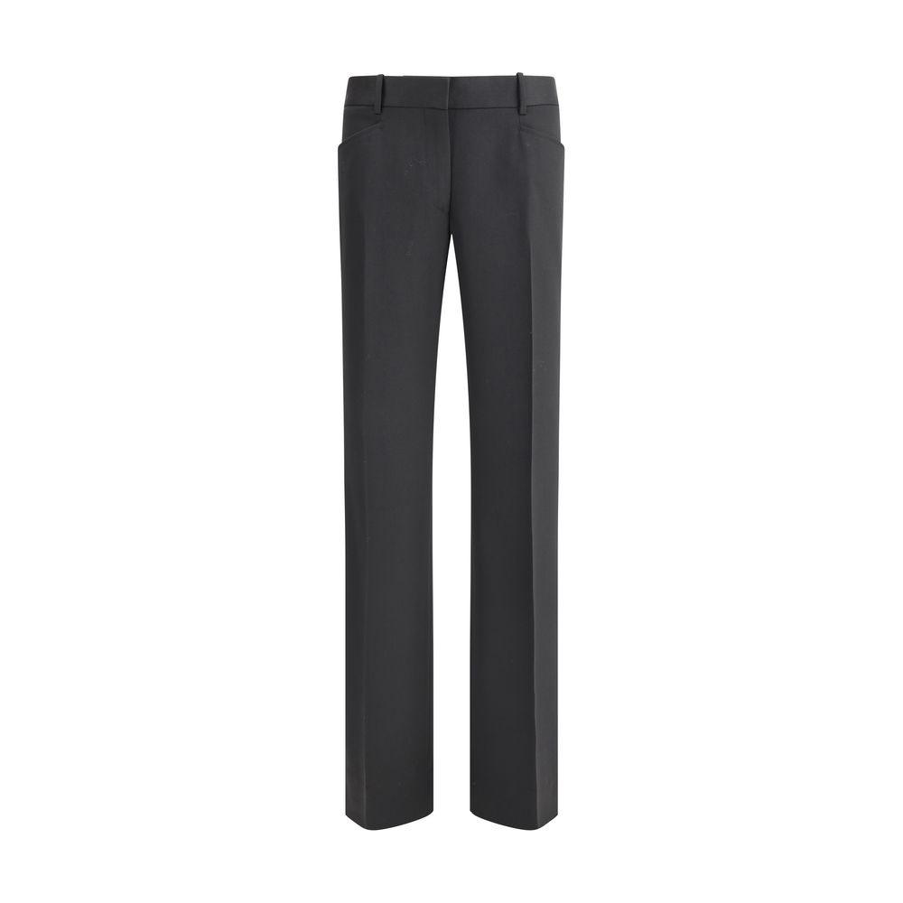 Pantalons Tom Ford en laine noirs