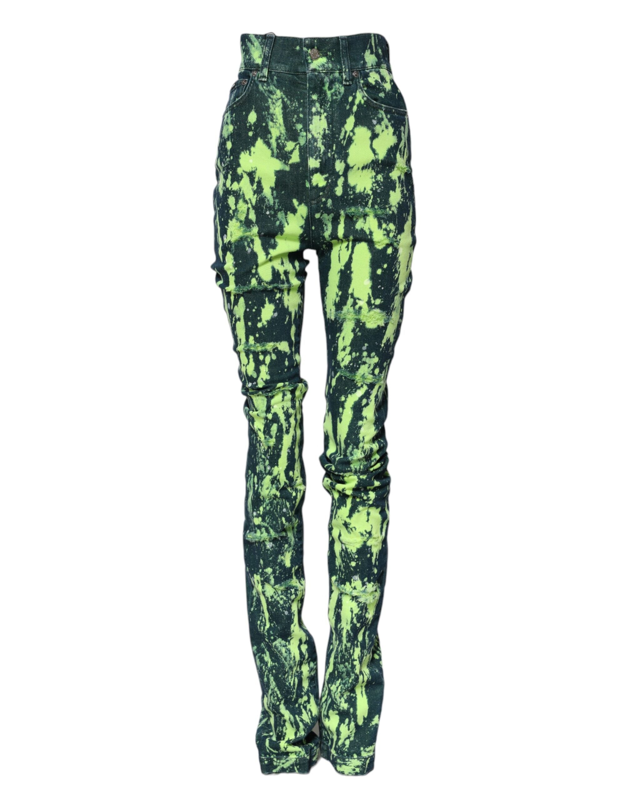 Jean Dolce & Gabbana skinny verts