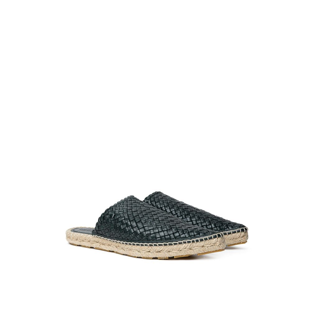 Espadrilles Bottega Veneta Intreccio vertes