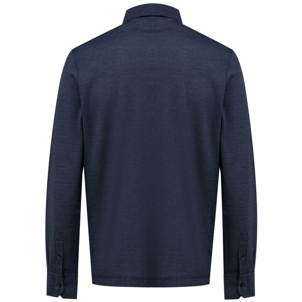 Chemise Canali Piquet bleue