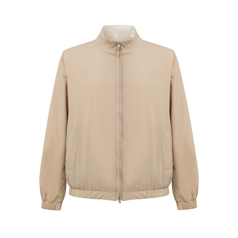 Veste Gran Sasso réversible beige et blanche
