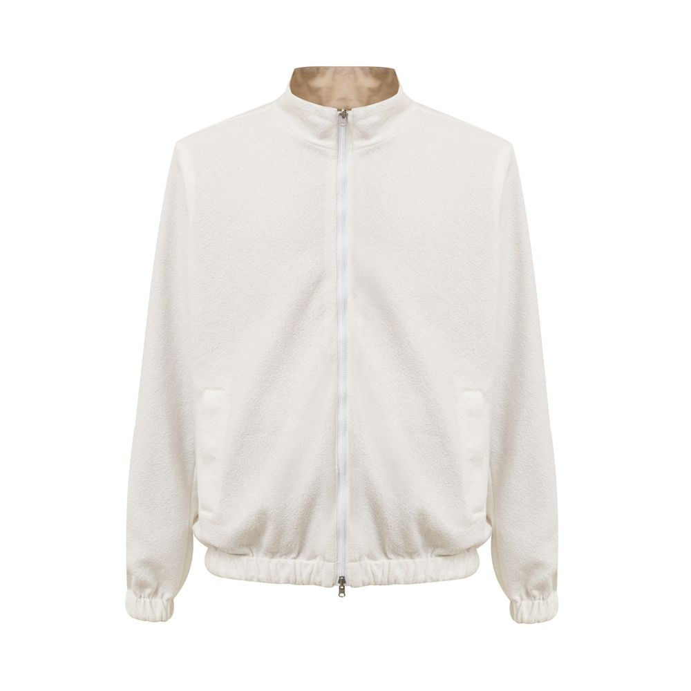 Veste Gran Sasso réversible beige et blanche
