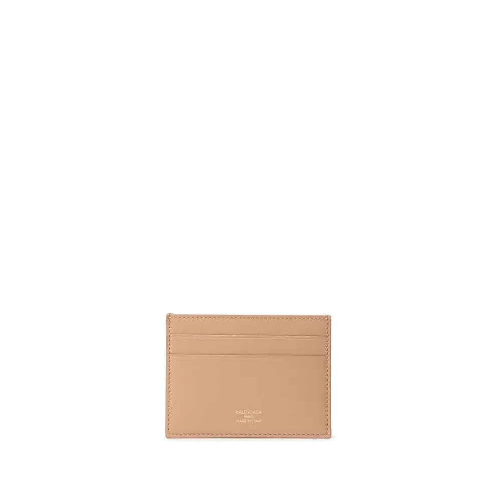 Porte-cartes Balenciaga 25MG109 beige foncé Balenciaga