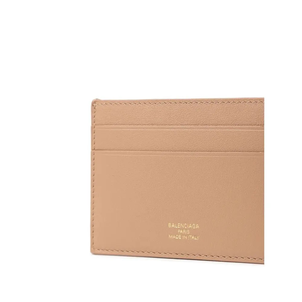 Porte-cartes Balenciaga 25MG109 beige foncé Balenciaga