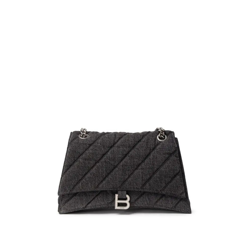 Sac bandoulière Balenciaga Crush noir Balenciaga